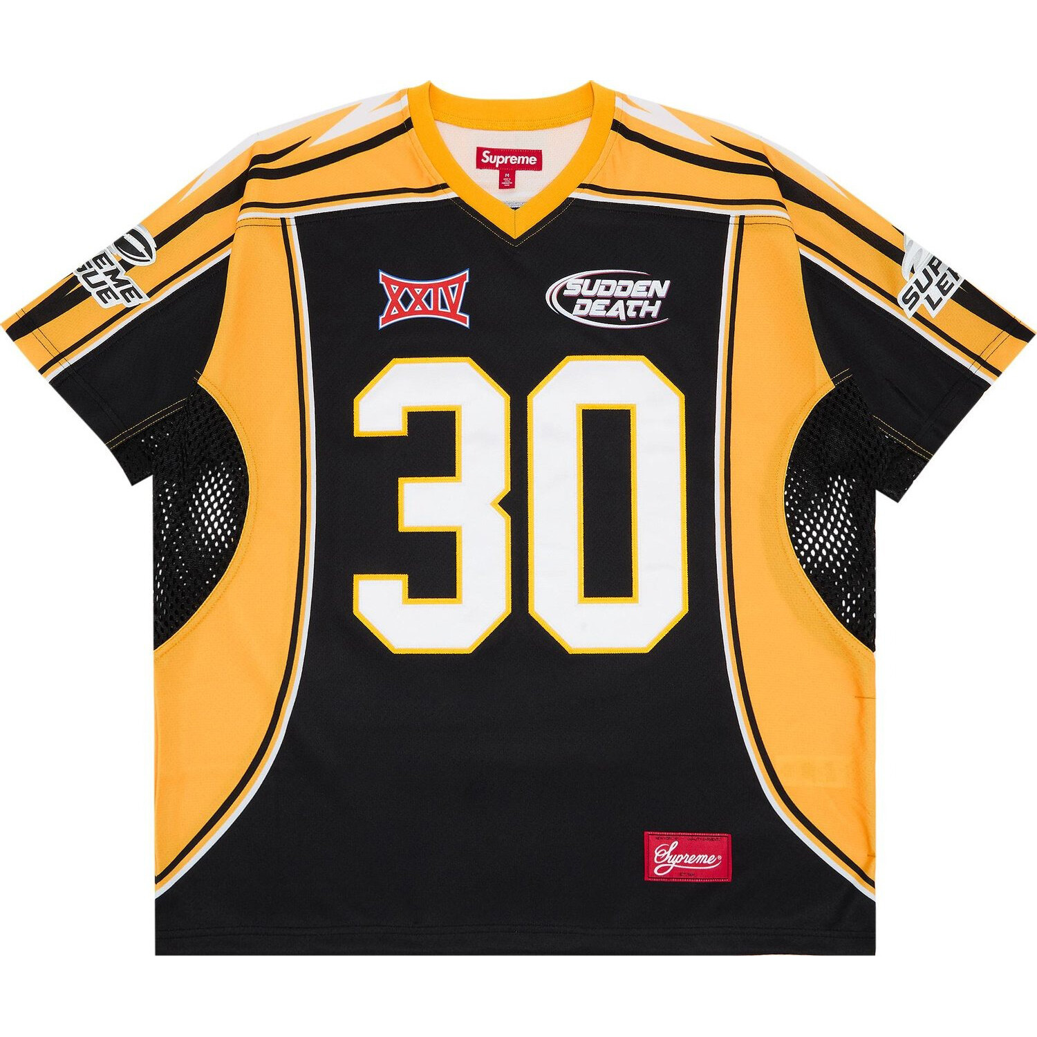 

Футболка Supreme Sudden Death Football Jersey, черный/мультиколор