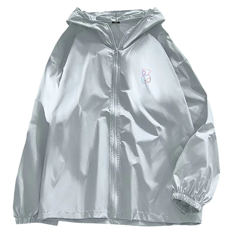 Детская ветровка с принтом MINISO, Light Gray