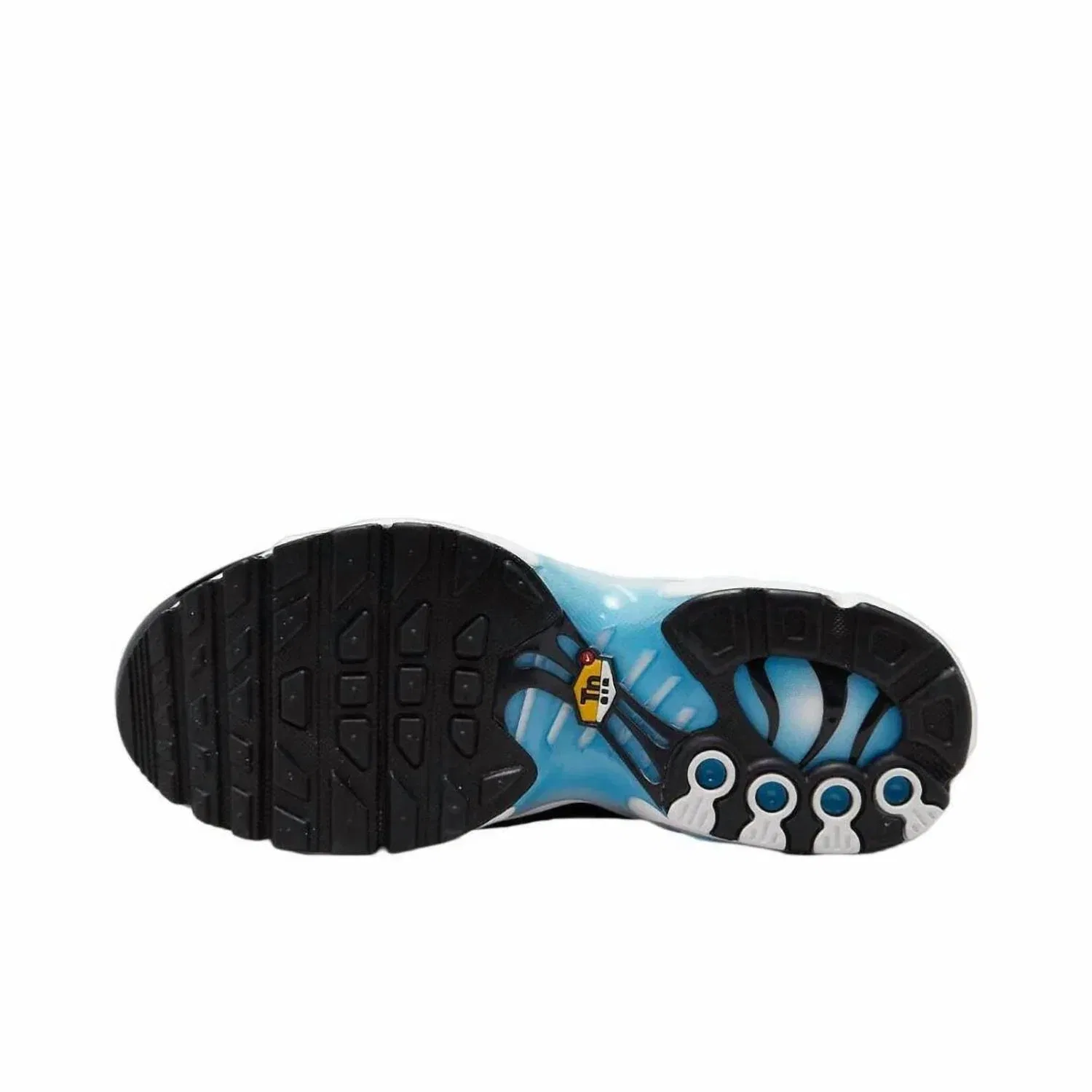 Детские кроссовки Air Max Plus с амортизацией Nike, Black/Skyblue Chamois — фото 3