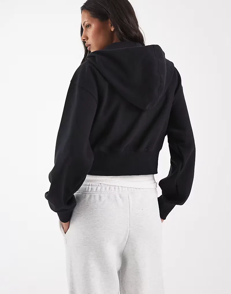 Худи Nike Phoenix Fleece на молнии, черный — фото 3