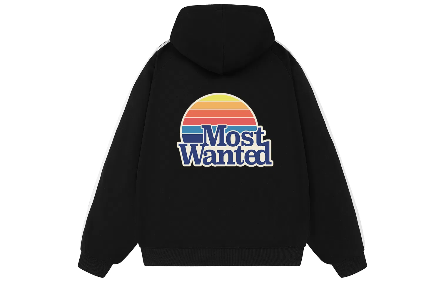 Детское худи с принтом Unisex MostwantedLab, Черный