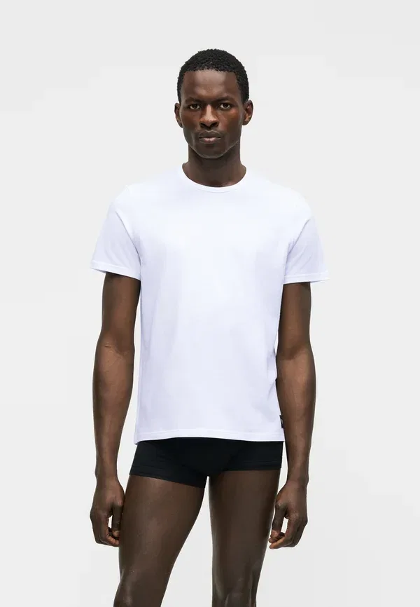Набор из двух маек с логотипом Essential - нижнее белье Emporio Armani, белый — фото 2