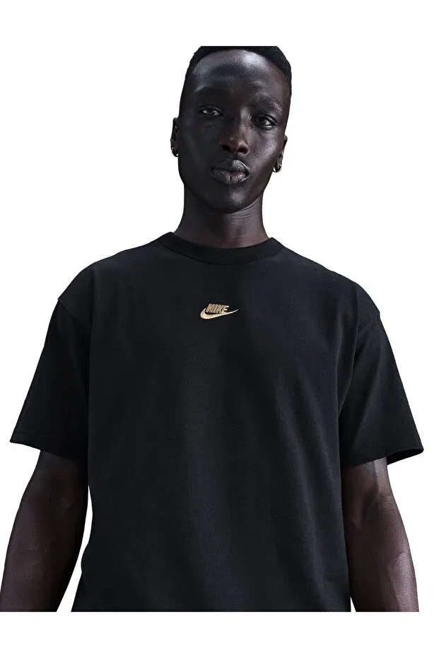 Мужская футболка с принтом Basics Nike, Black Krem