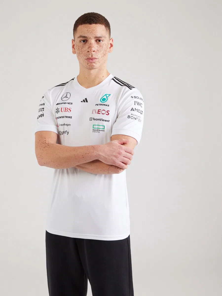 Спортивная футболка ADIDAS PERFORMANCE Performance Shirt 'Mercedes - AMG Petronas Formula One Team' белого цвета — фото 3