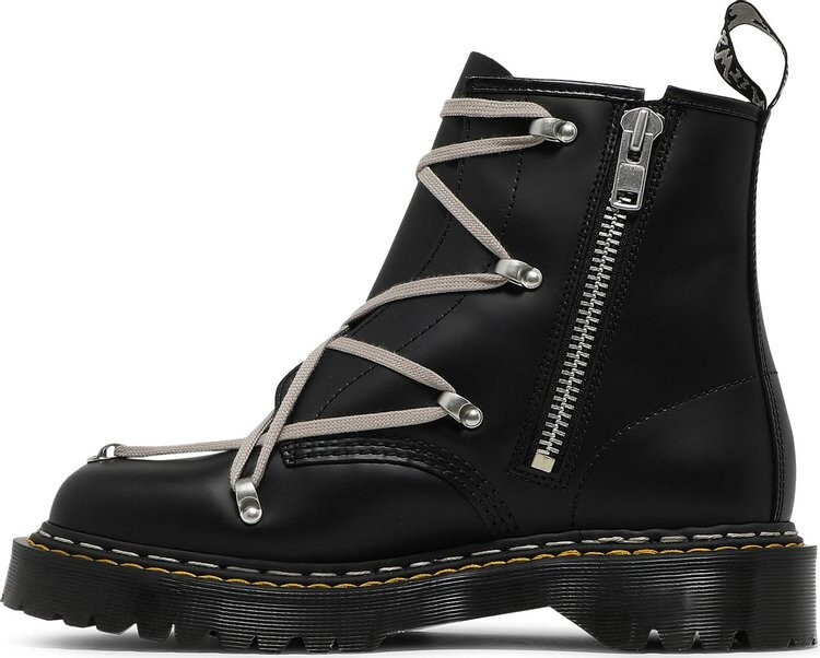 Ботинки мужские Dr. Martens x Rick Owens высокие со шнуровкой, черный — фото 3