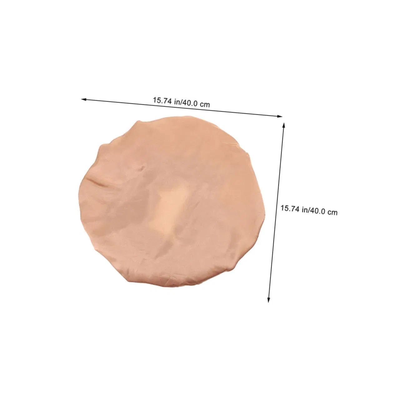 Набор шапочек для душа из сатина, FOMIYES, 5 шт, 40x40 см, Golden — фото 2