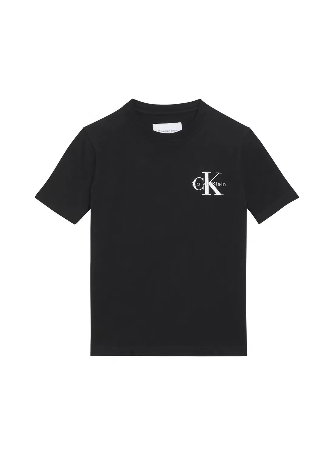 Футболка с монограммным логотипом Calvin Klein Jeans, черный