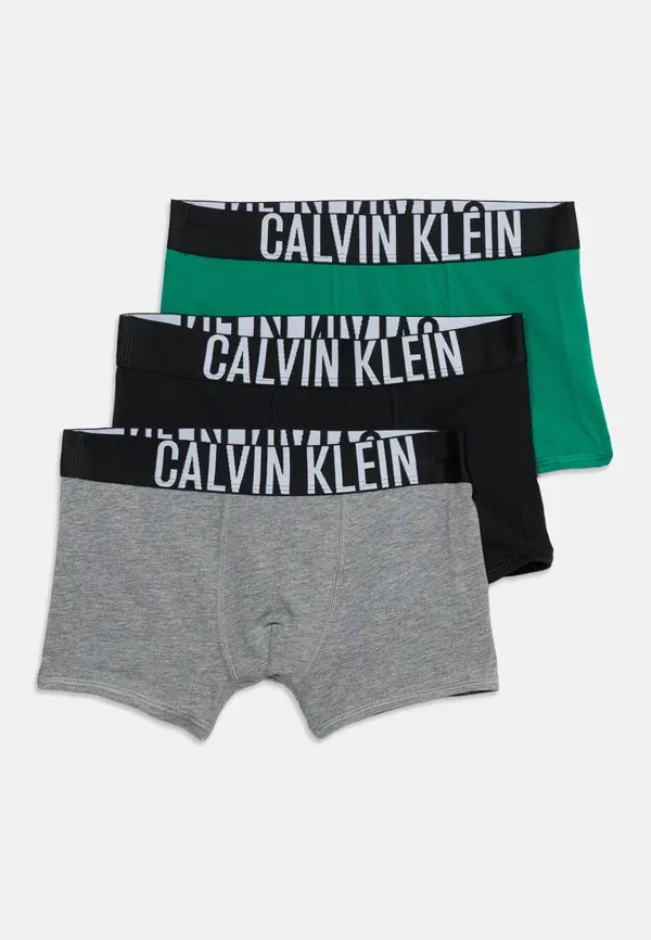 Комплект из 3 боксерских трусов Calvin Klein Underwear, черный/серый