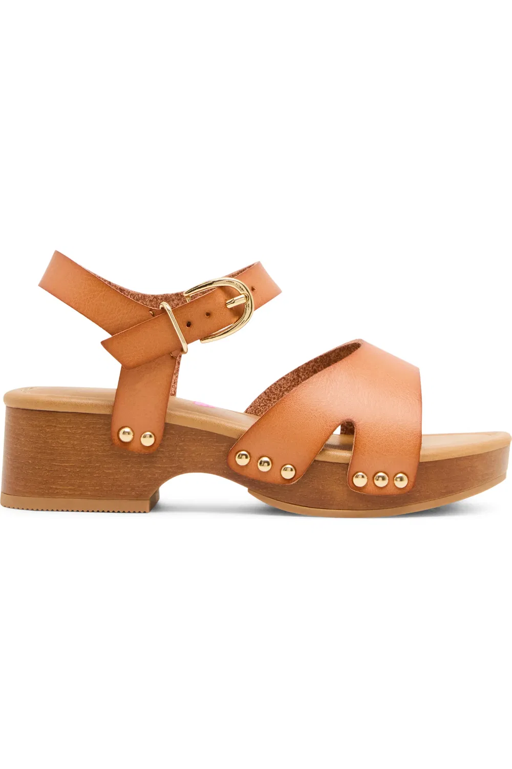 Сандалии детские на платформе Mayson Steve Madden, Cognac — фото 2