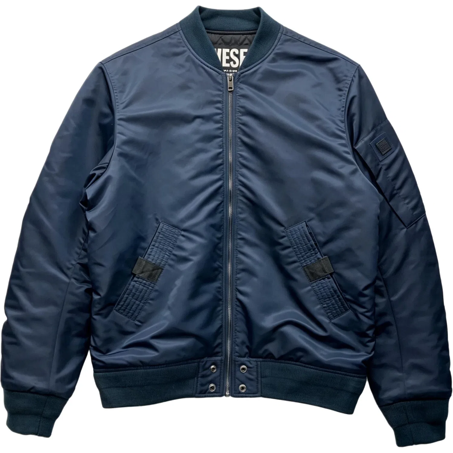 Мужская куртка с воротником-стойкой Navy Blue DIESEL