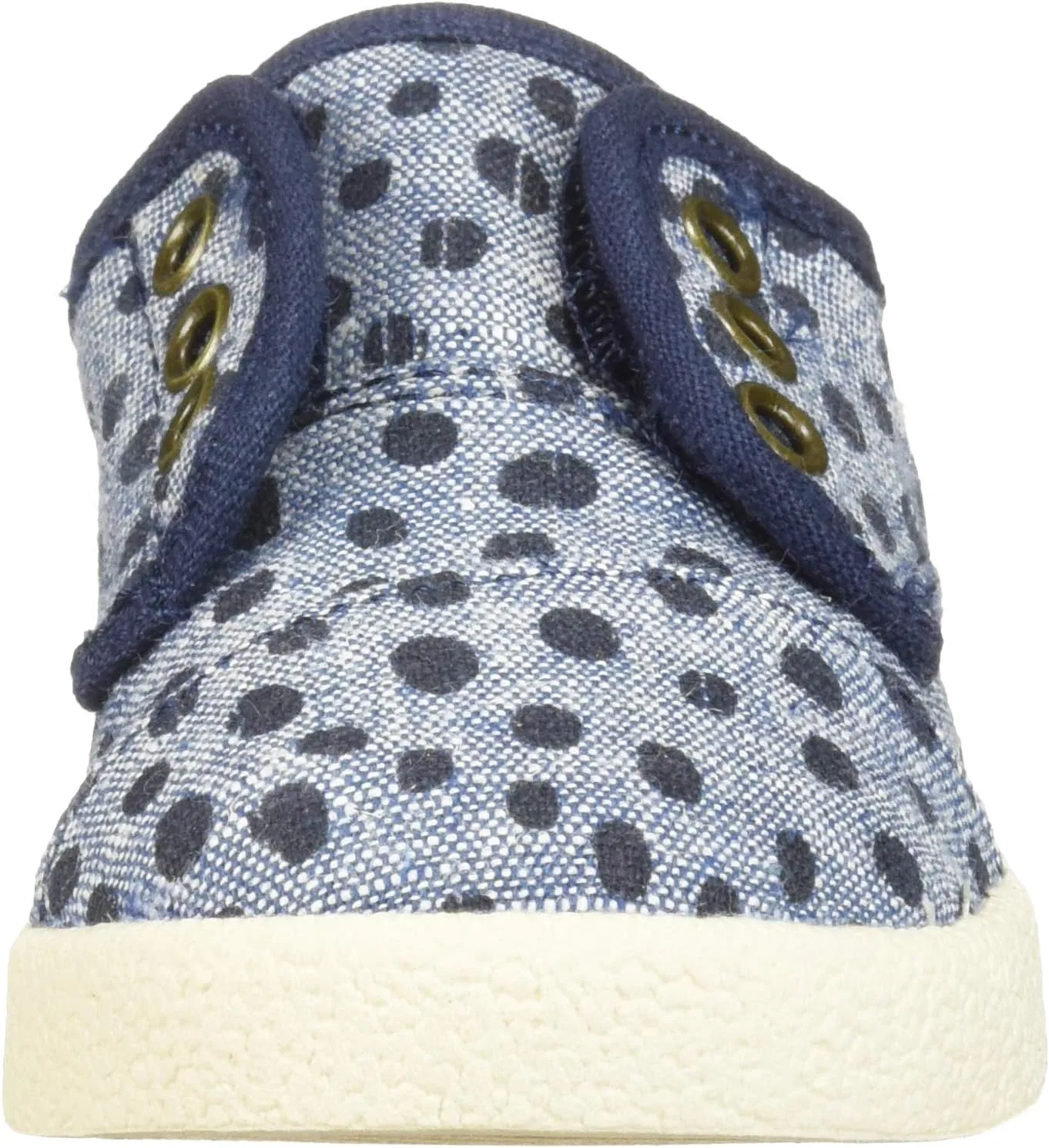Детские кроссовки Paseo TOMS, Cornflower Slub Chambray Torn Dots — фото 2