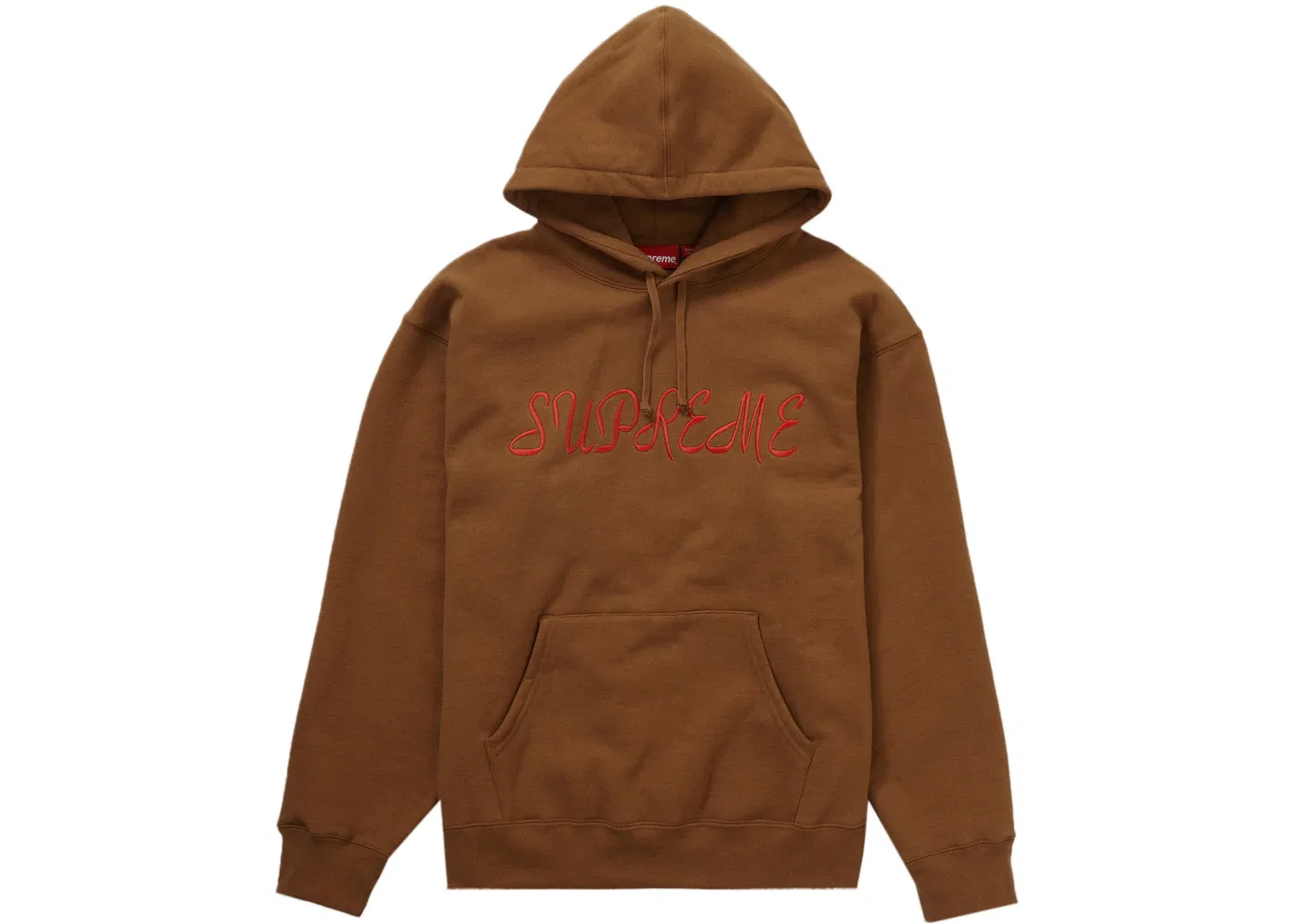 Мужской свитшот с капюшоном Supreme, Light Brown