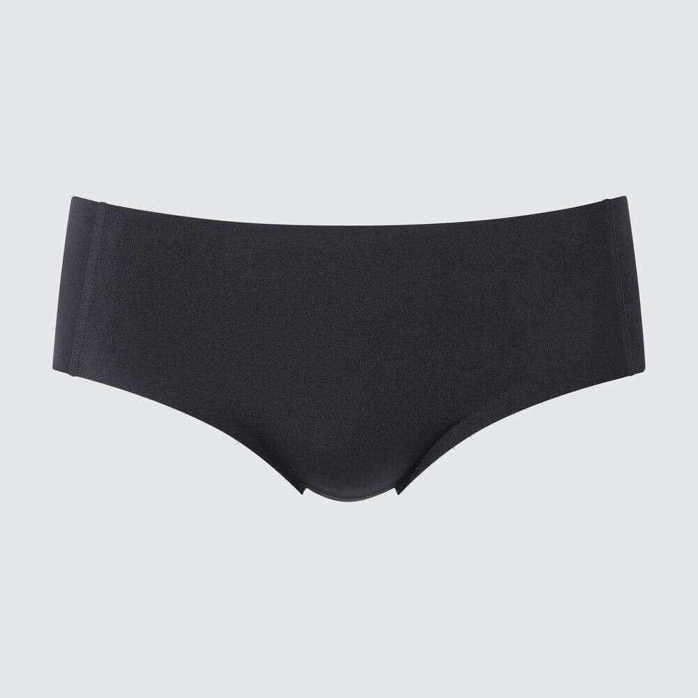 

Бесшовные трусы Uniqlo AIRism Ordinary Waist Triangle, черный