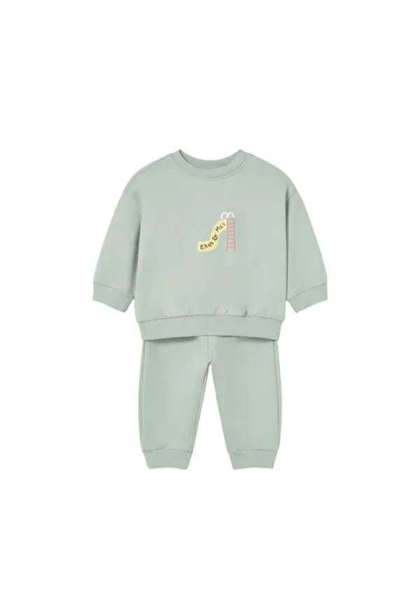Комплект спортивный из хлопка Tuta bambino 1898-menta Mayoral, Verde, зеленый