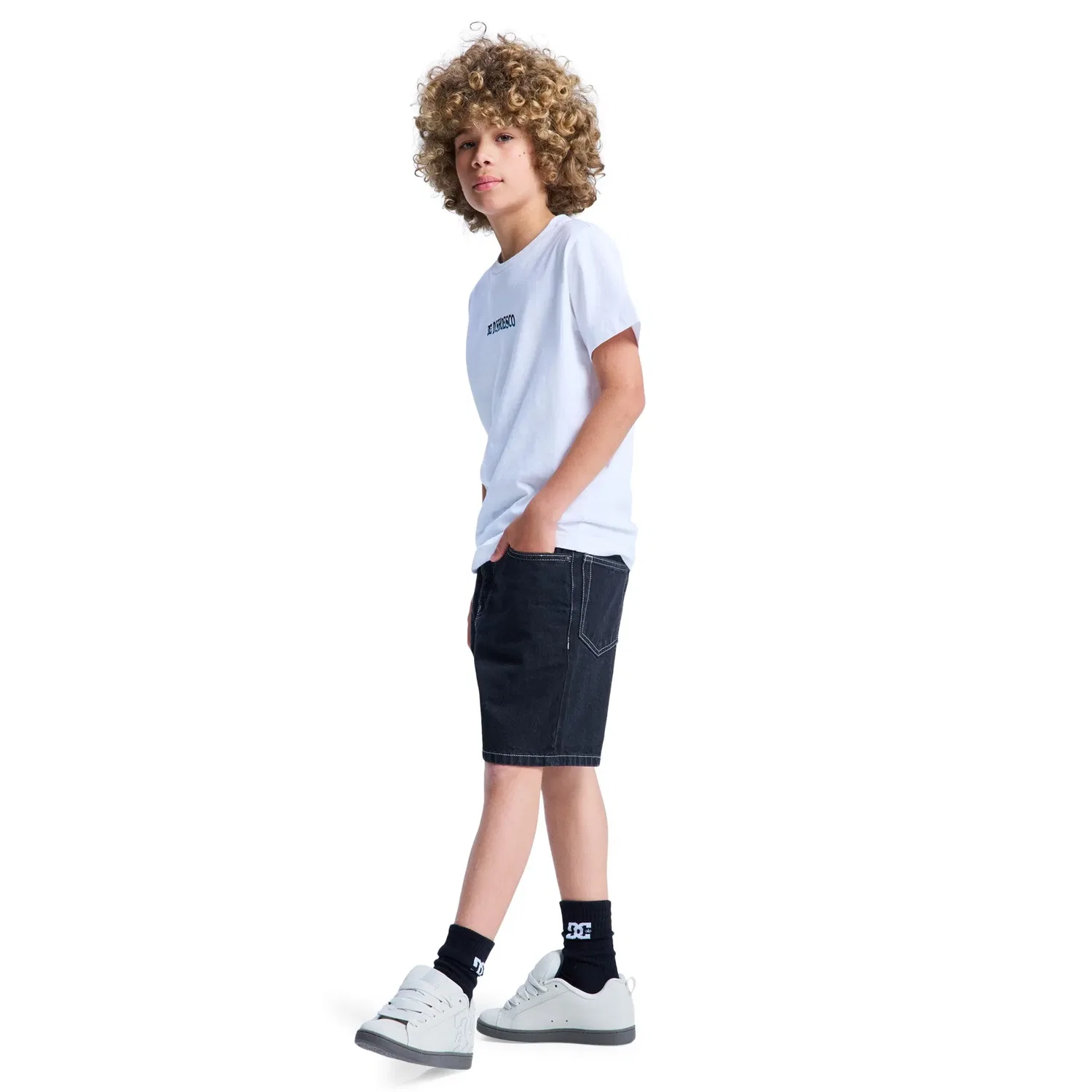 Детские шорты для мальчиков свободного кроя Baggy DC Shoes, Negro — фото 4