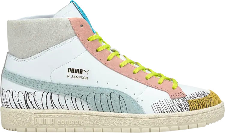 

Кроссовки Puma Michael Lau x Ralph Sampson 70 Mid Scribble, белый, Белый;серый, Кроссовки Puma Michael Lau x Ralph Sampson 70 Mid Scribble, белый