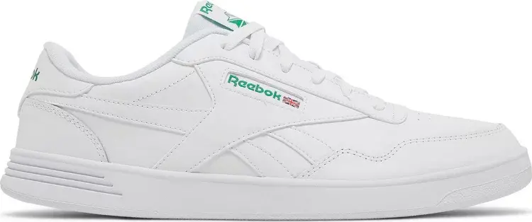 

Кроссовки club memt parafit 4e wide 'white glen green' Reebok, белый