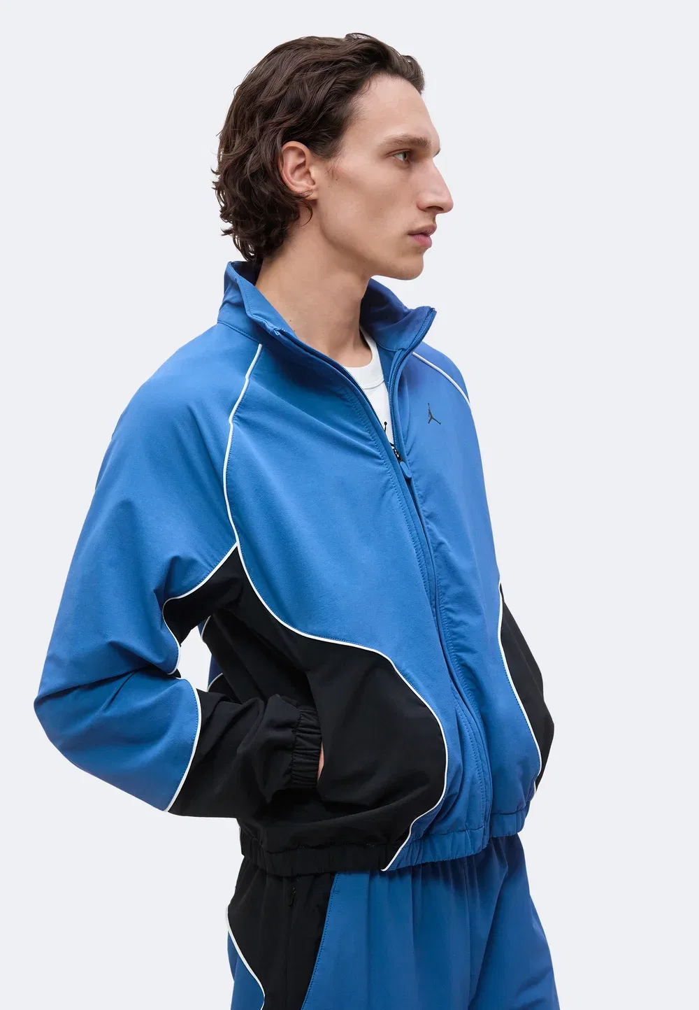 Куртка-Джэмбиент - тренировочная куртка Jordan, True Blue/Black — фото 4