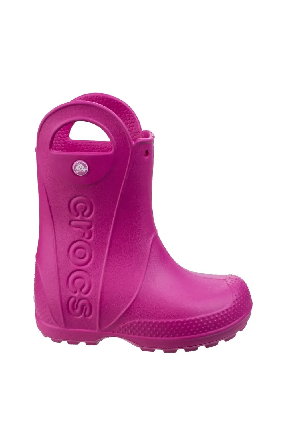 Детский дождевик-сапог Kids handle it rain boot Crocs, Pink — фото 4
