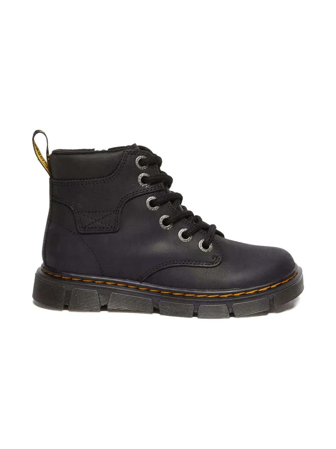 Ботинки на шнуровке с молнией Dr. Martens, черный — фото 2