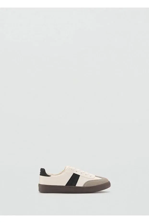 Детские кожаные кроссовки для мальчиков Mango Kids, Gray — фото 2