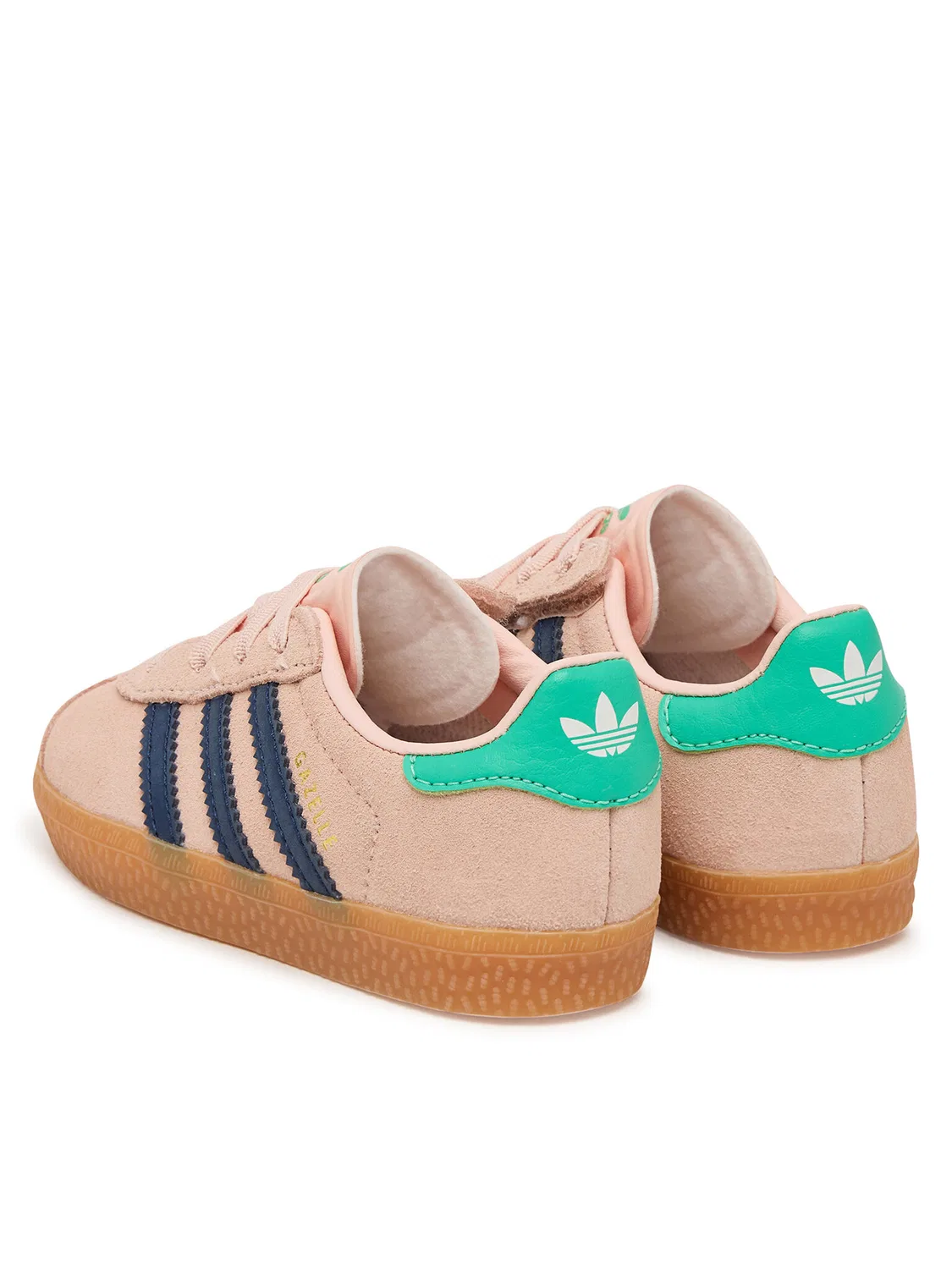 Кроссовки для девочки Gazelle Comfort Closure Elastic Laces Adidas, розовый — фото 3