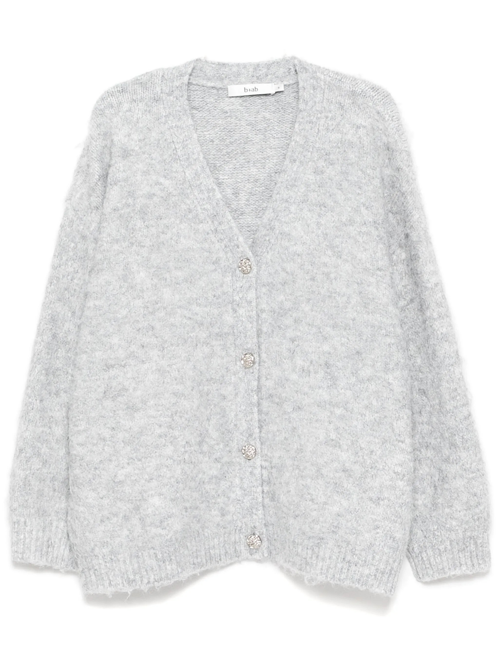 

Кардиган с шарфом B+Ab, серый