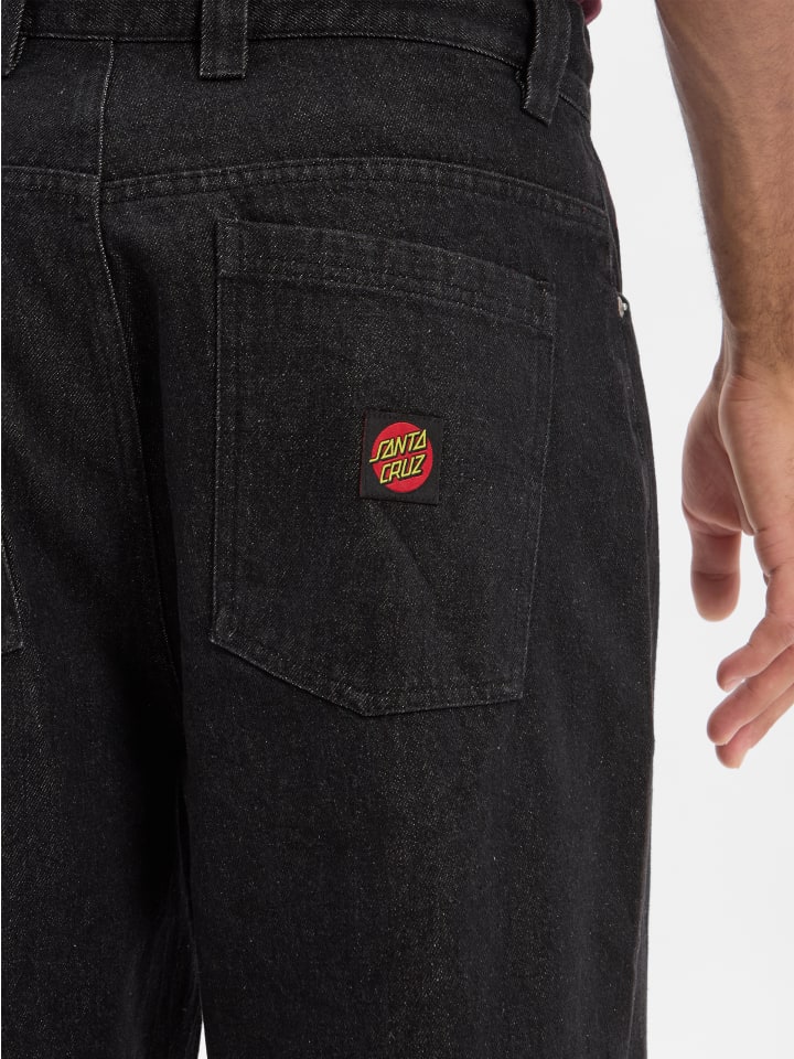 

Джинсы Большие Брюки черного цвета Santa Cruz