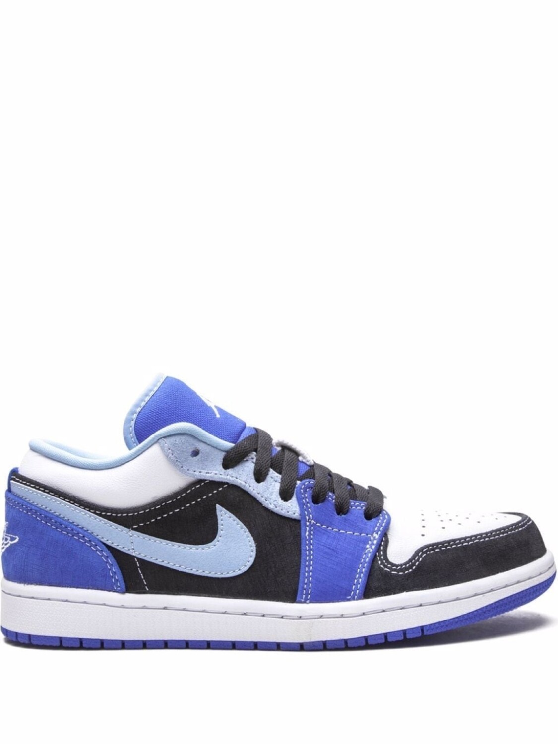 

Кроссовки Jordan Air Jordan 1 Low SE, белый/синий/черный, Серый, Кроссовки Jordan Air Jordan 1 Low SE, белый/синий/черный