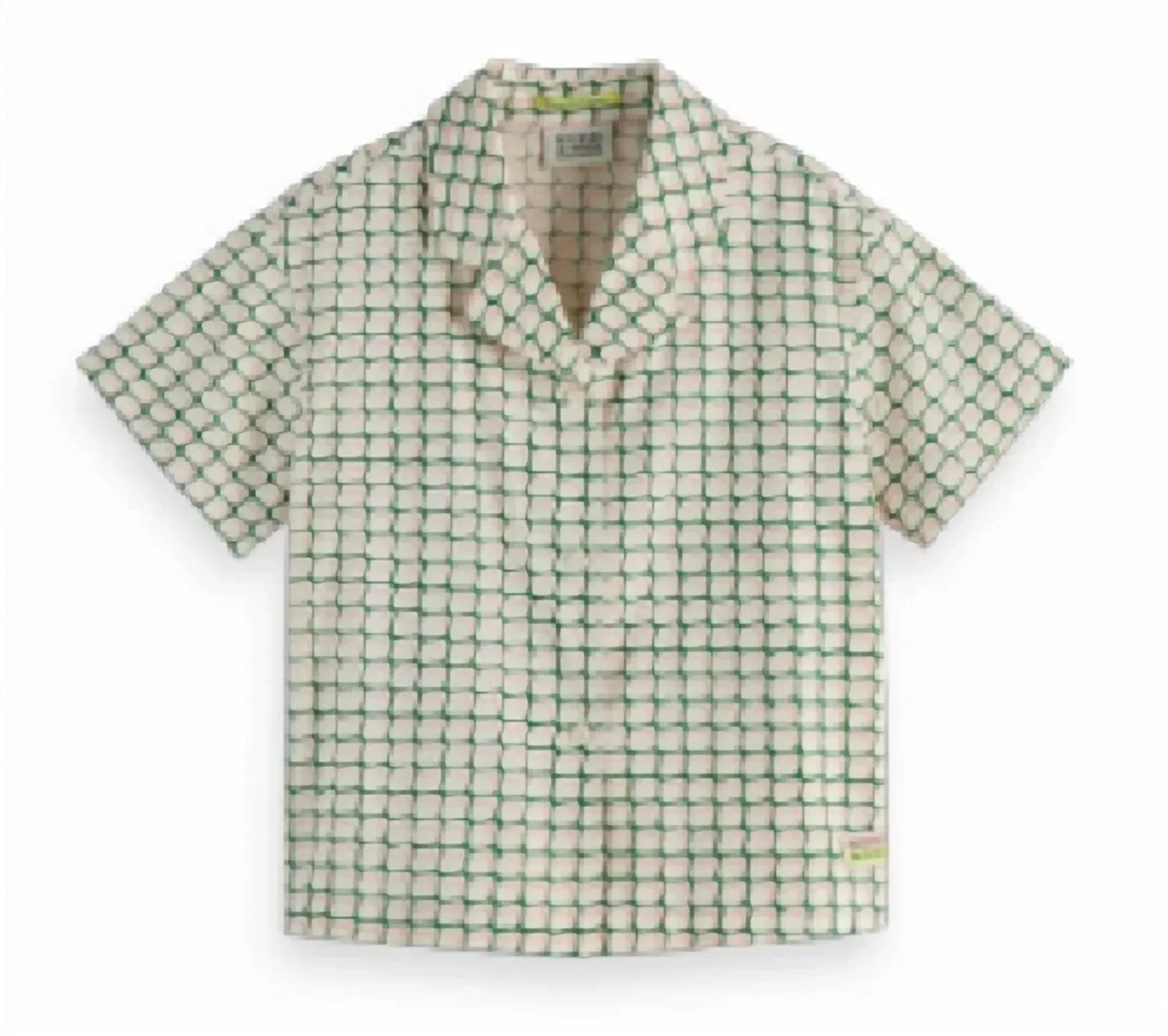 Детская рубашка для девочек с принтом в клетку Ella Top SCOTCH & SODA, бежевый