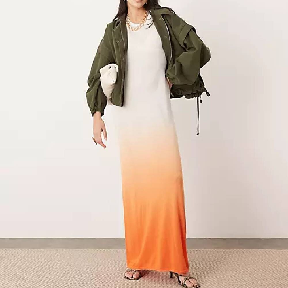 

Платье Asos Edition Maxi Column, оранжевый