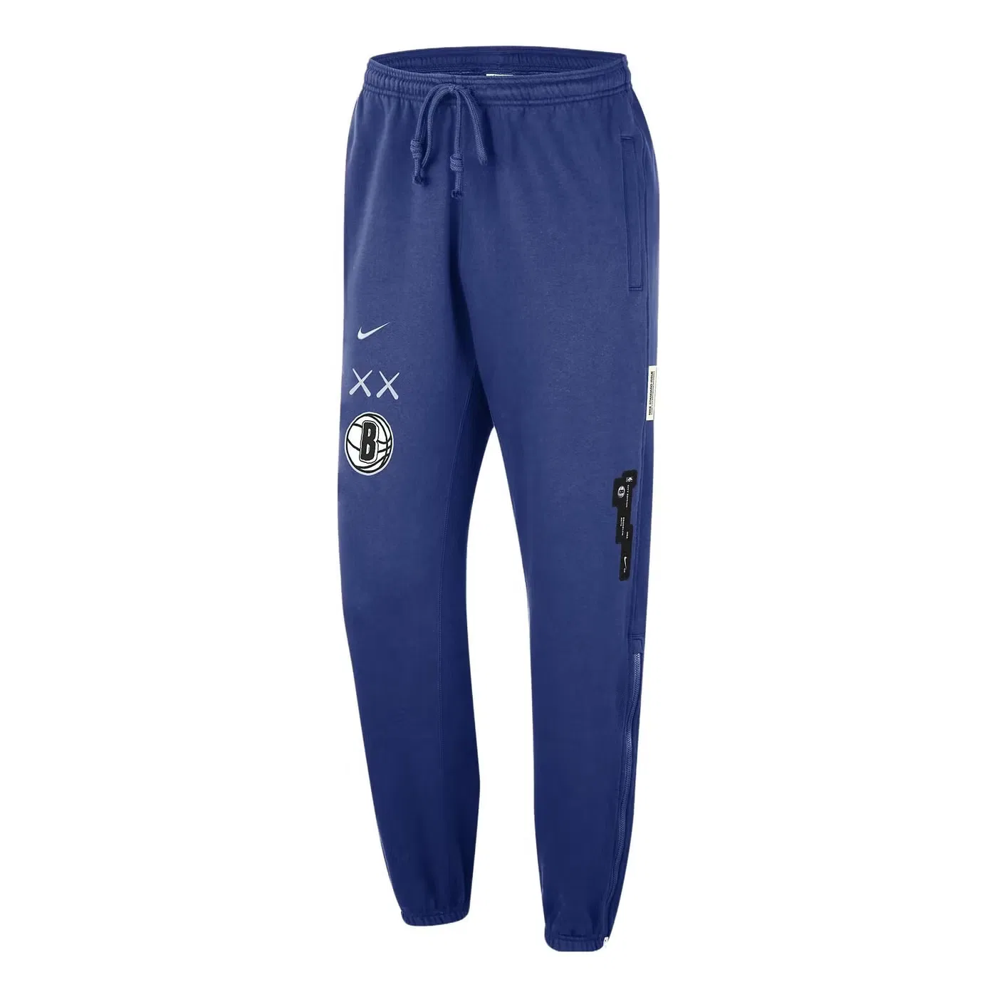 Брюки с принтом Brooklyn Nets City Edition Nike, синие