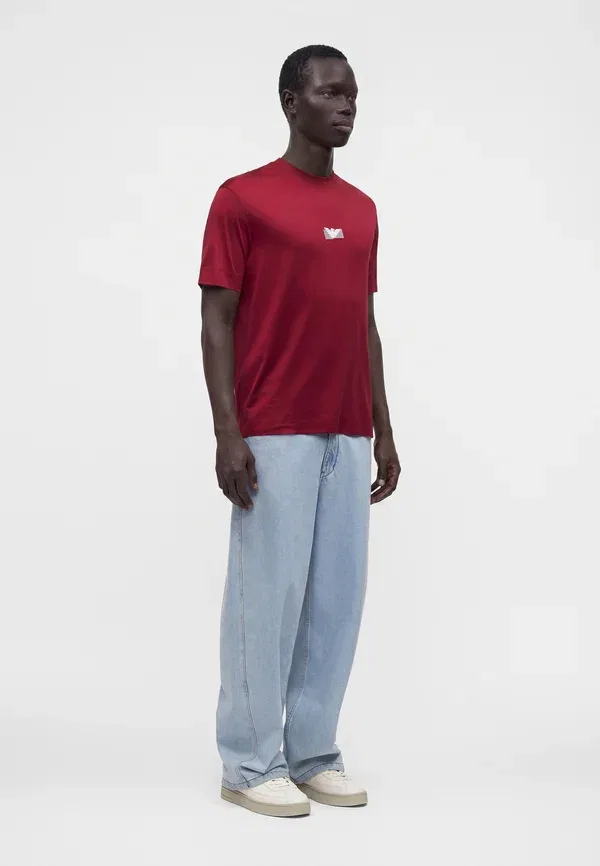 Футболка Emporio Armani, мерло — фото 4