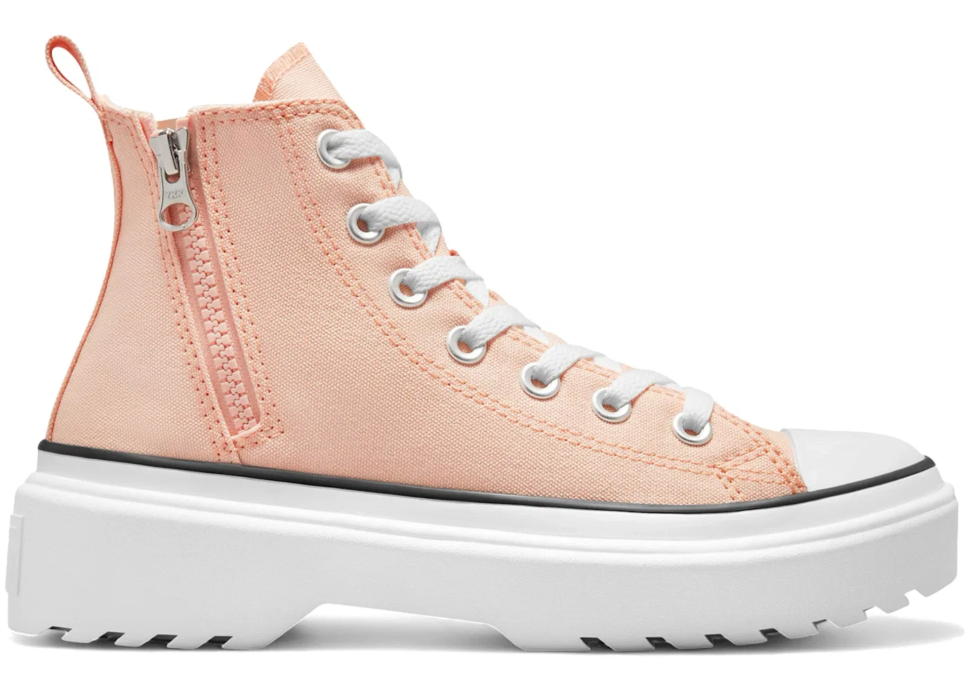 Детские кеды с рифленой подошвой Converse Chuck Taylor All Star Lugged Lift Platform Canvas, Coral