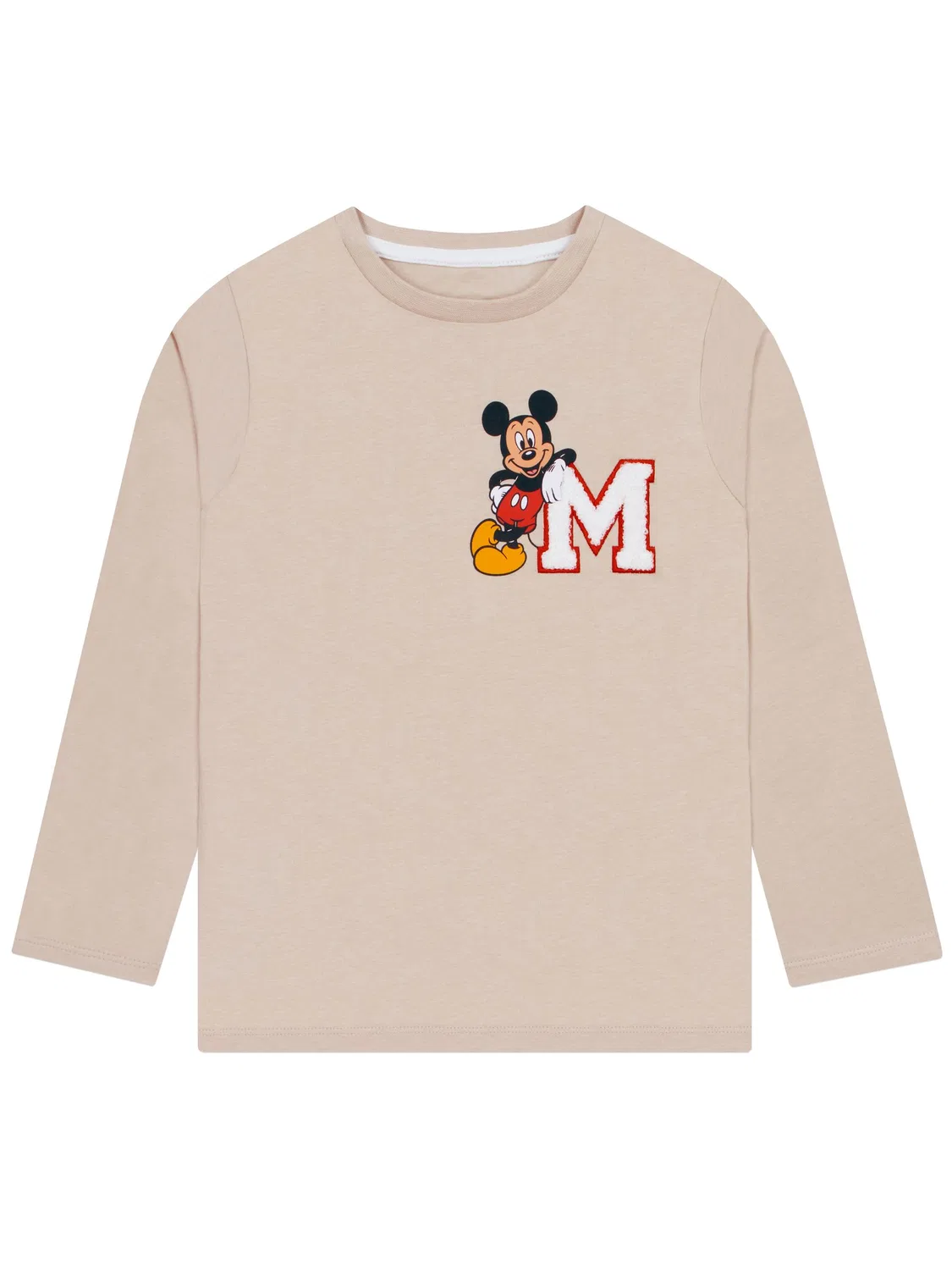 Футболка с длинным рукавом Mickey Mouse Character, натуральный — фото 2