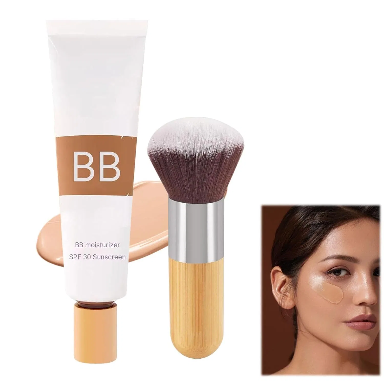 BB-крем Tinted Care Primer с кистью, SPF30, 30 мл Generic — фото 3