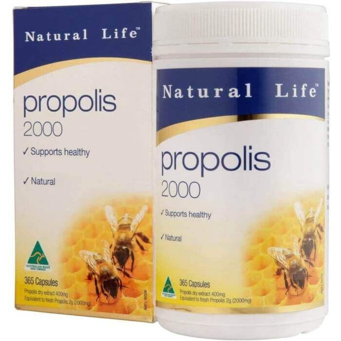 

Прополис Natural Life Propolis 2000 мг, 365 капсул