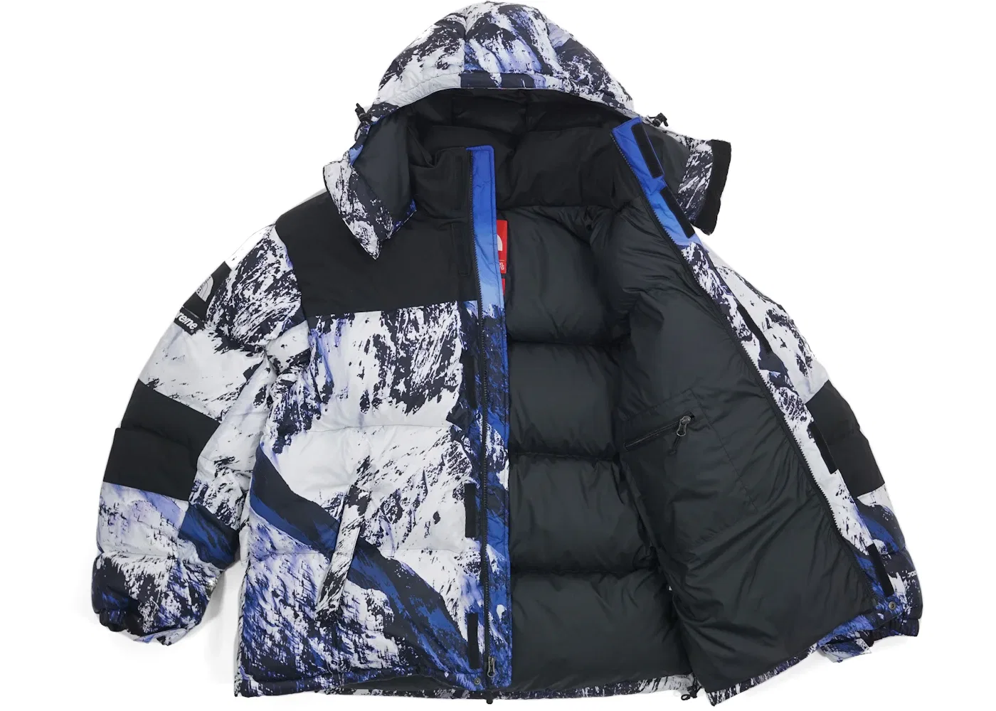 Мужская куртка с принтом Mountain Baltoro Supreme, Blue/White — фото 2