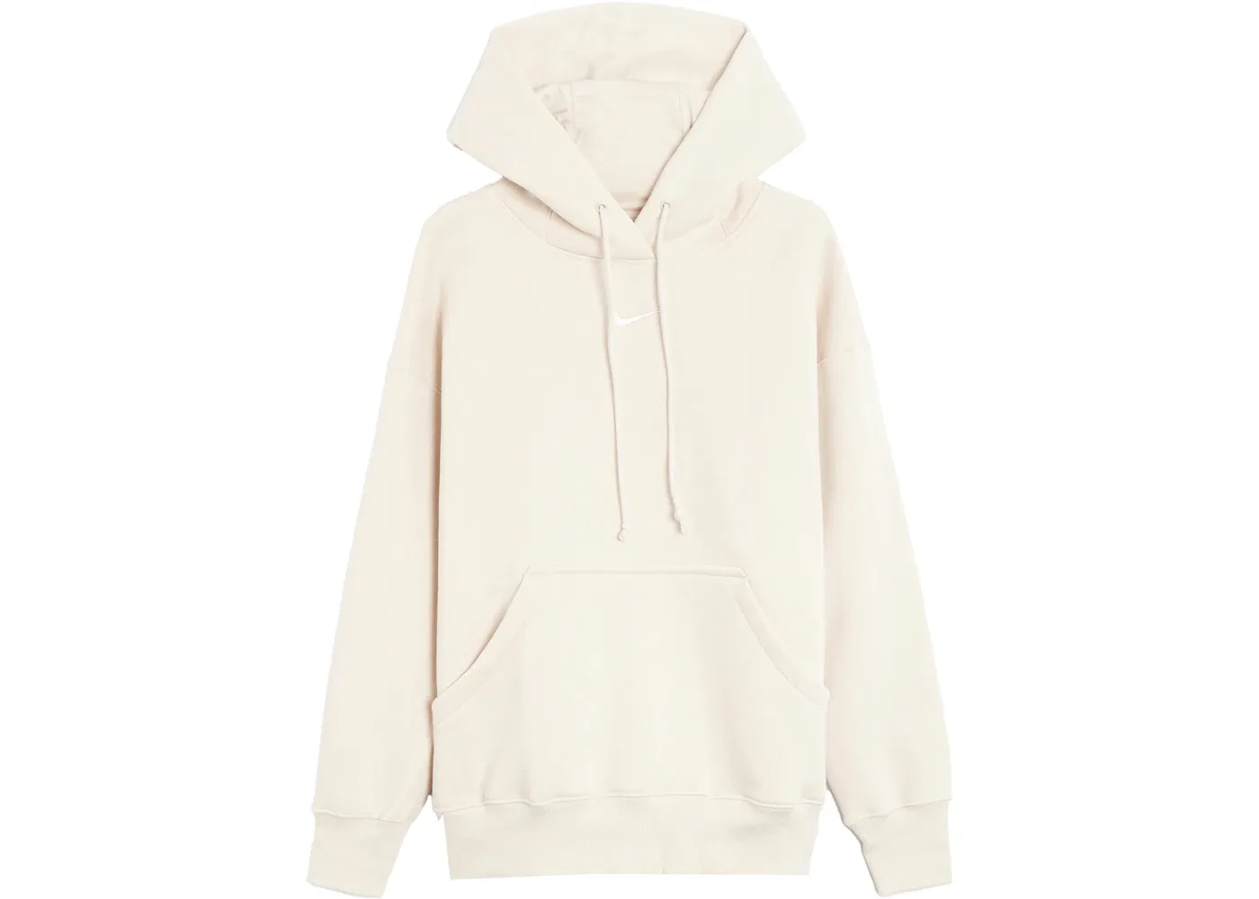 Женский худи оверсайз Phoenix Fleece Nike, Light Orewood Brown/Sail