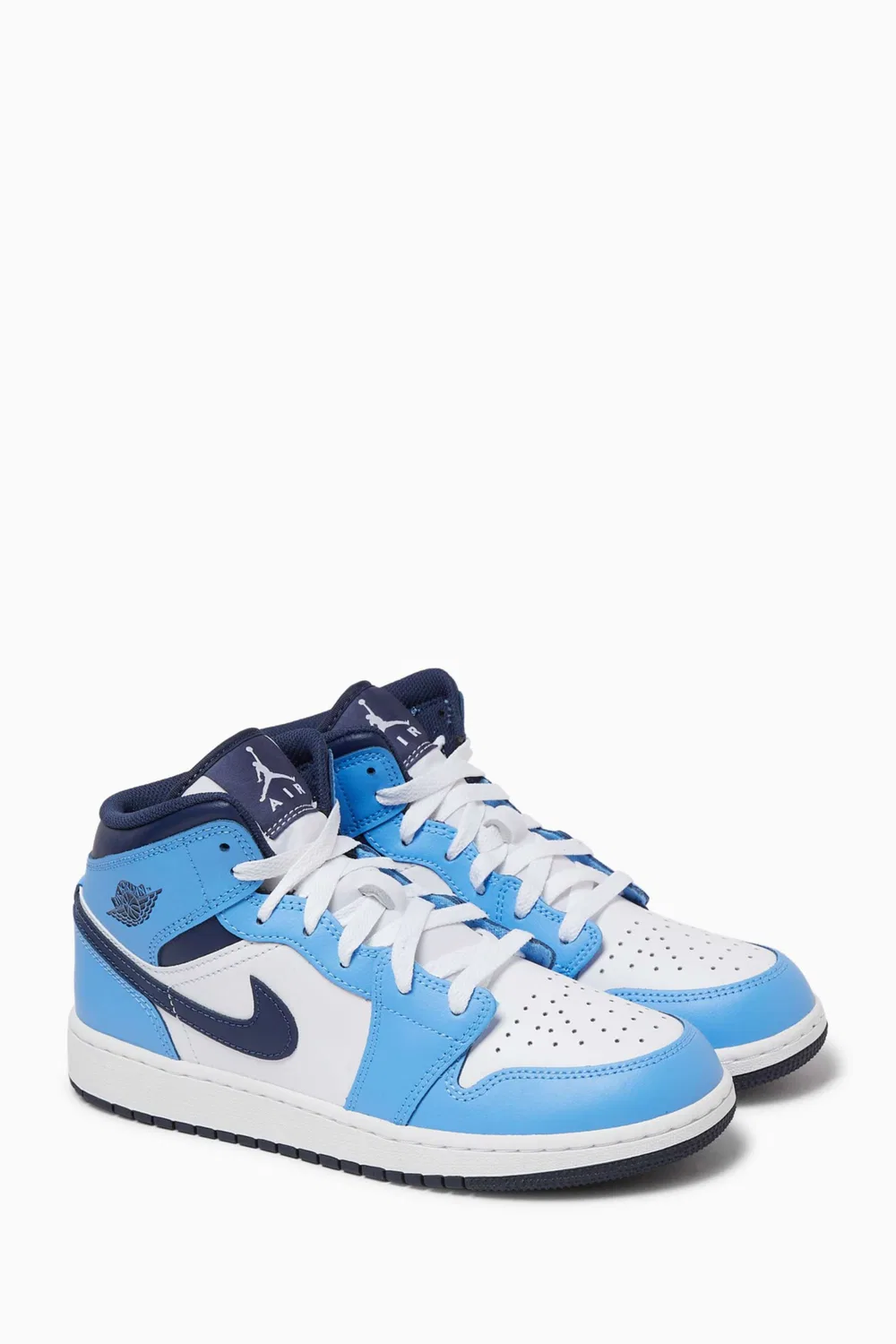 Кроссовки кожаные Air Jordan 1, Jordan, синий