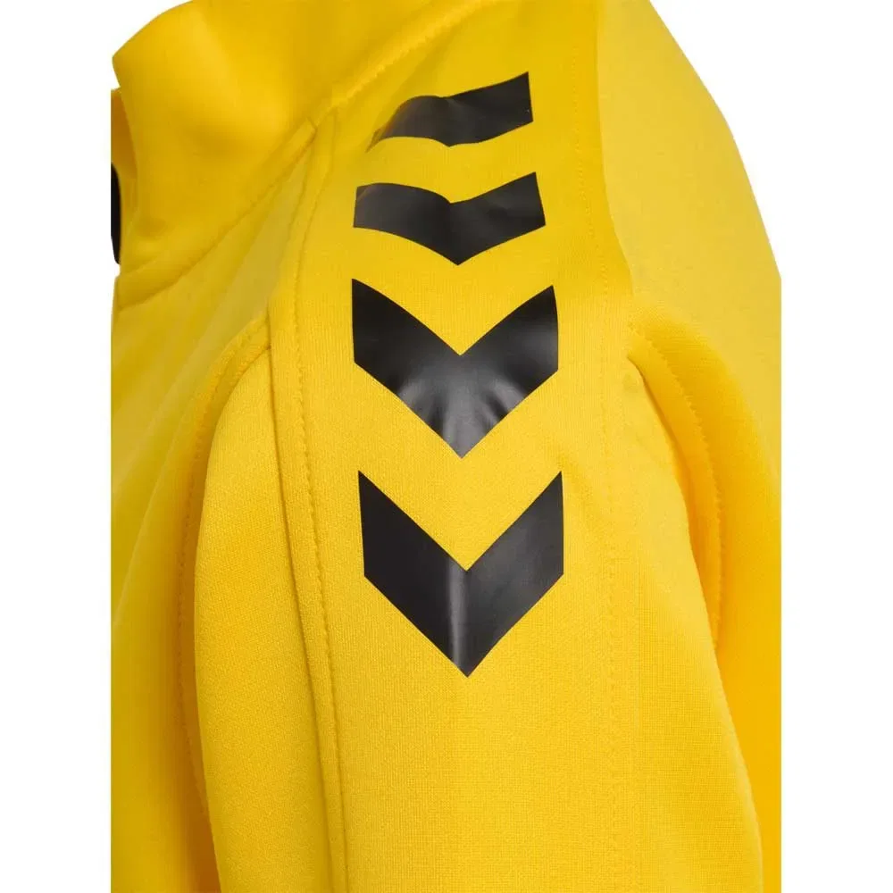 Детское худи с принтом Core XK Poly Hummel, Yellow — фото 4