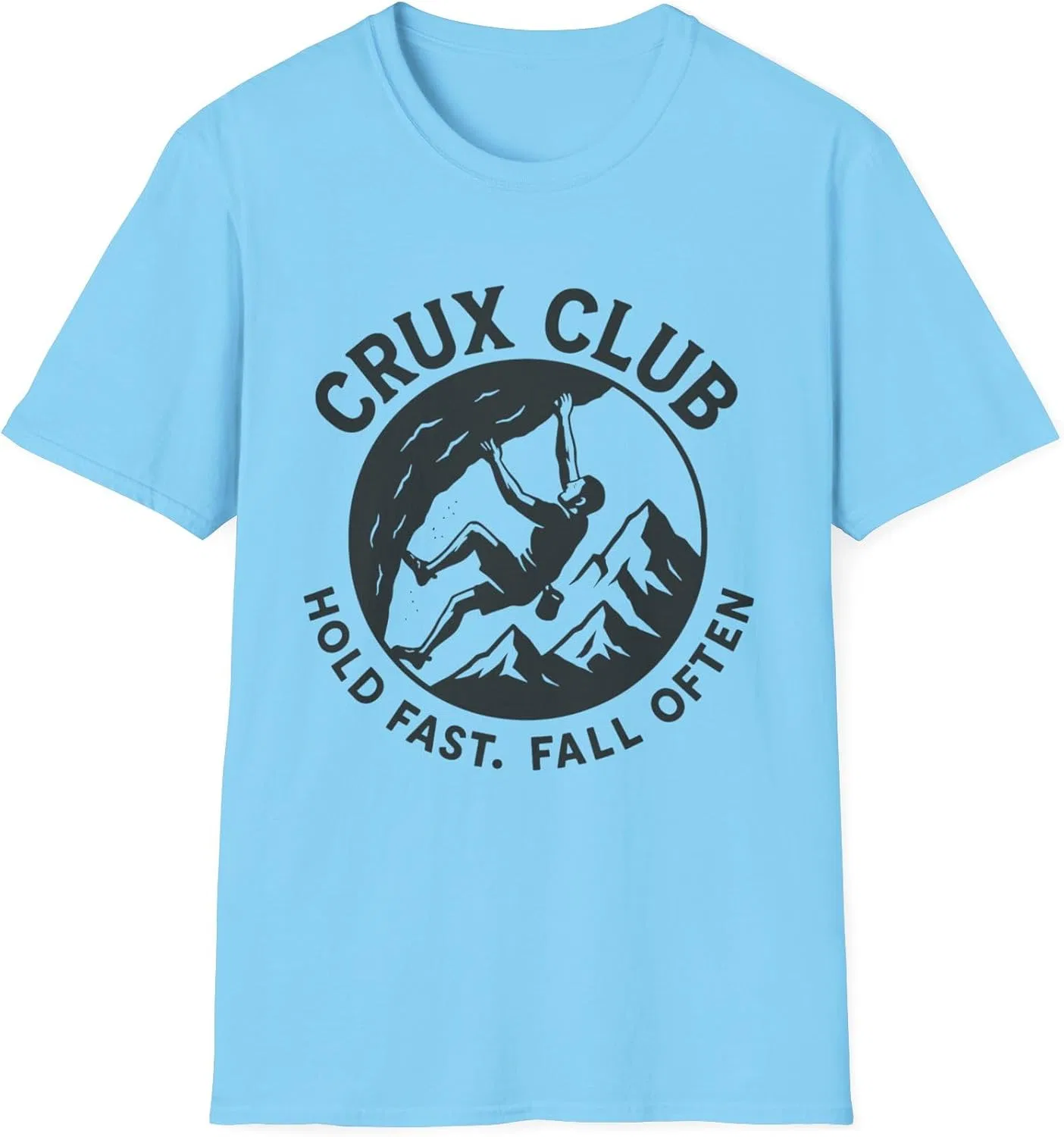 Футболка с принтом Crux Club Gildan, Sky