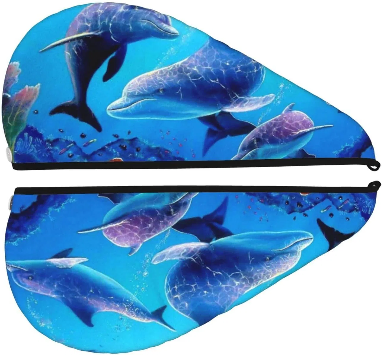 Шапочка для душа Blue Ocean из королевского велюра, Xzeit, 64x26 см — фото 4