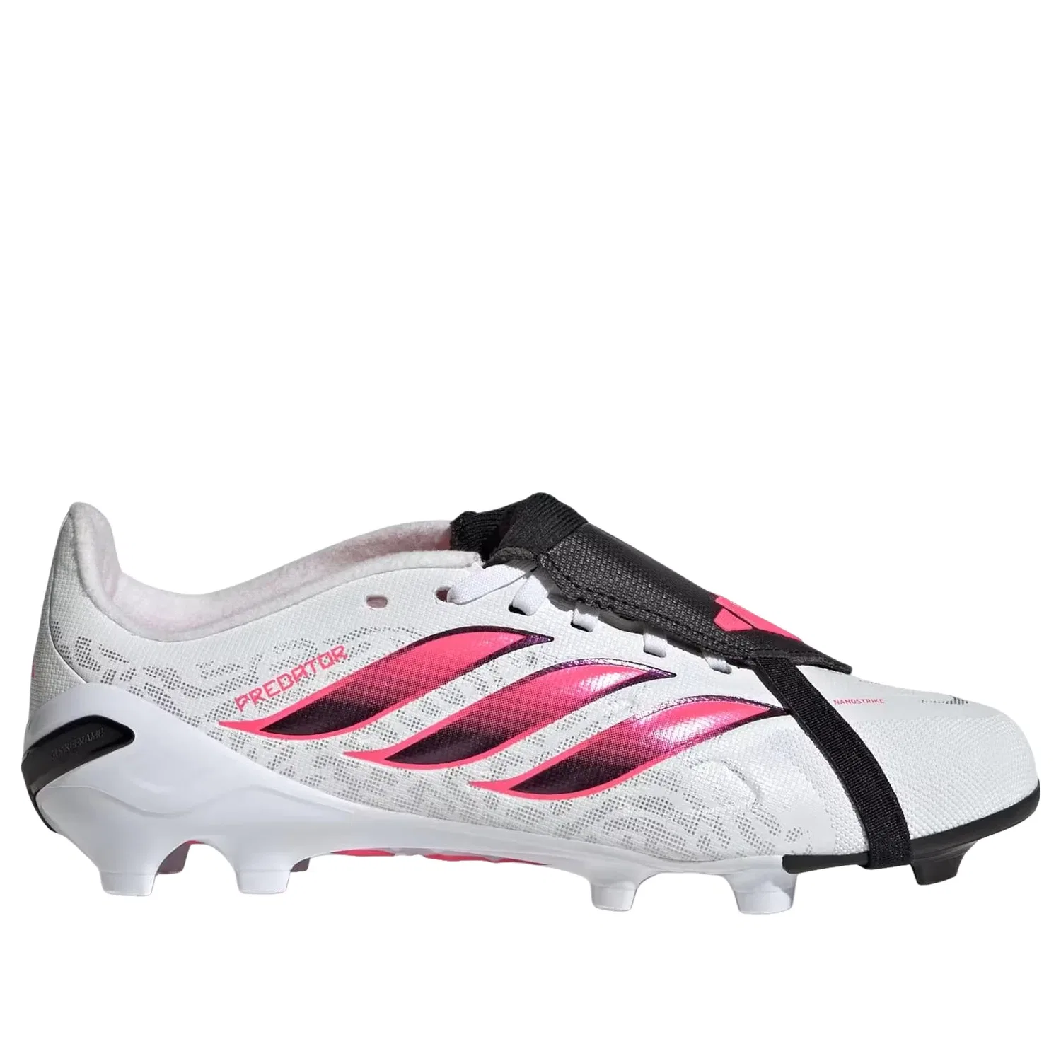 Детские бутсы для футбола с шнуровкой Predator League Fold-Over Tongue Adidas, белый — фото 2