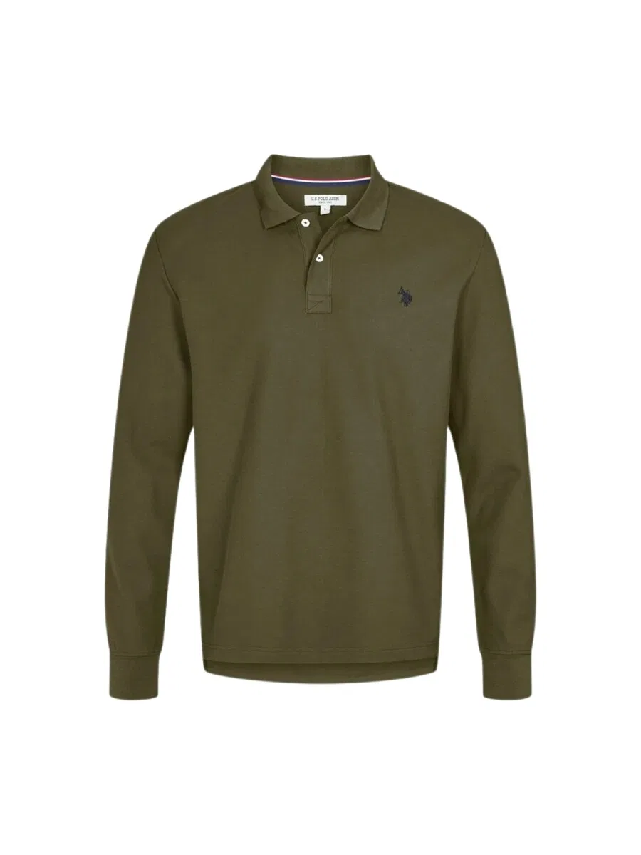 Футболка U.S. Polo Assn. 'UMBRETT' темно-зеленого цвета