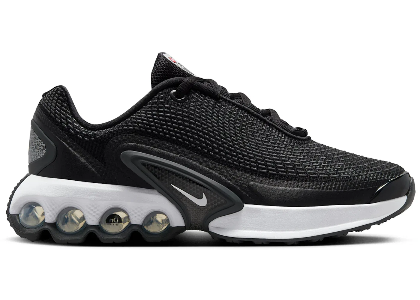 Детские кроссовки с технологией Air Max Nike Air Max Dn Nike, Black/Dark Grey/Black/White