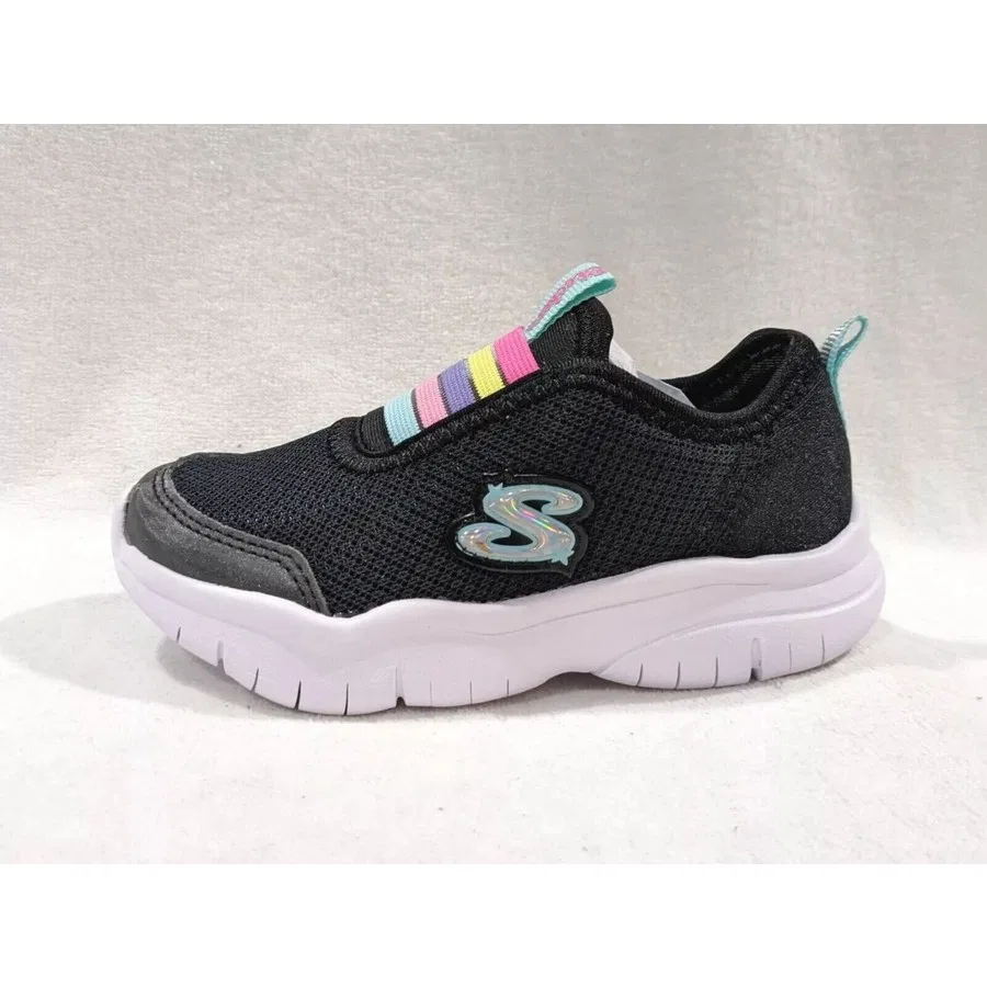 Детские спортивные кроссовки Flex Blast Rainbow Stride Skechers, Черный