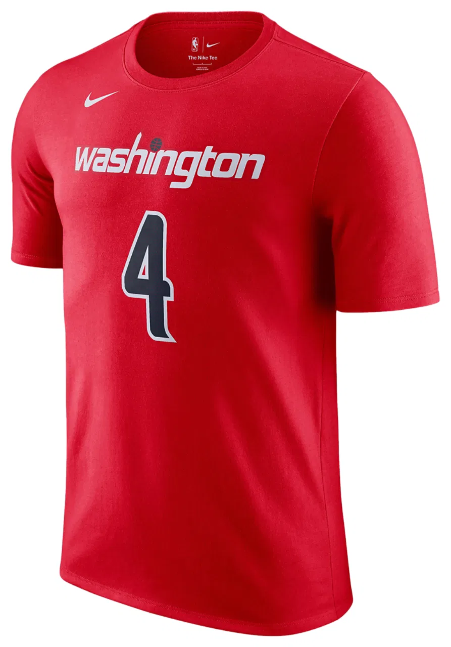 Мужская футболка с принтом Washington Wizards Nike, University Red