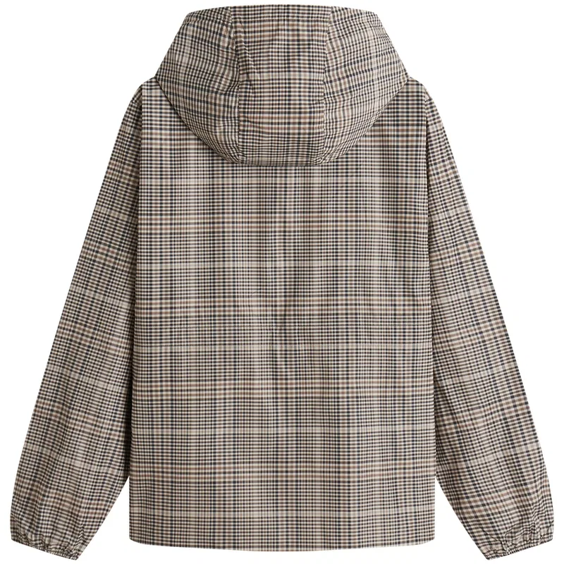 Женская куртка с капюшоном несъемным, в клетку, Tommy Hilfiger, Multicolor Plaid — фото 3