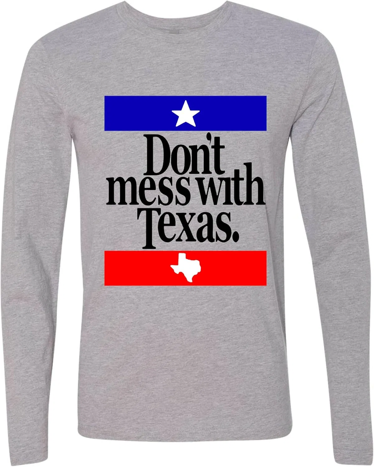 Футболка с лозунгом Don't Mess with Texas, Grey
